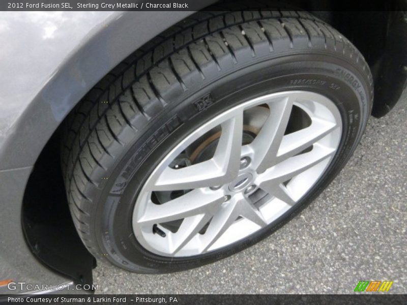 Sterling Grey Metallic / Charcoal Black 2012 Ford Fusion SEL