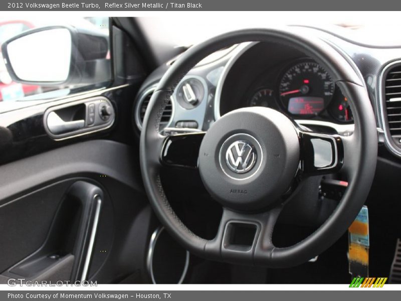 Reflex Silver Metallic / Titan Black 2012 Volkswagen Beetle Turbo