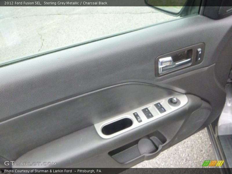 Sterling Grey Metallic / Charcoal Black 2012 Ford Fusion SEL