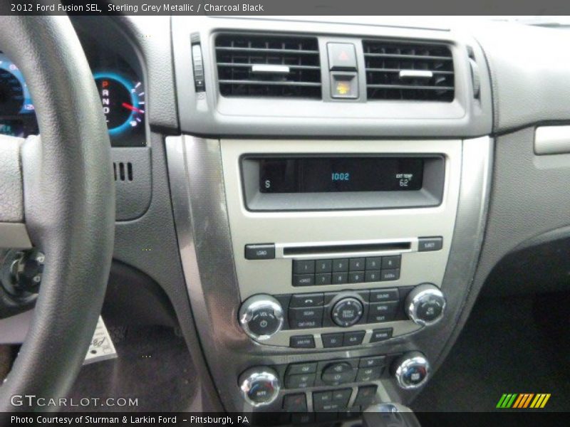 Sterling Grey Metallic / Charcoal Black 2012 Ford Fusion SEL