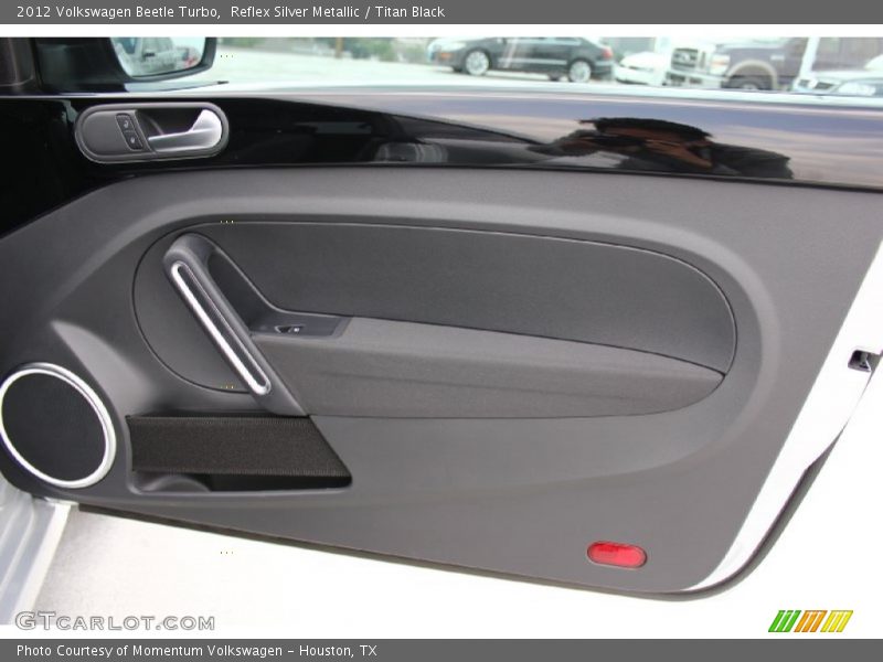 Reflex Silver Metallic / Titan Black 2012 Volkswagen Beetle Turbo