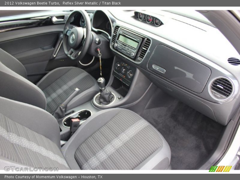 Reflex Silver Metallic / Titan Black 2012 Volkswagen Beetle Turbo