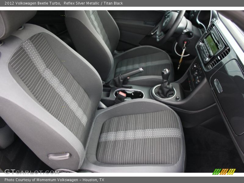 Reflex Silver Metallic / Titan Black 2012 Volkswagen Beetle Turbo