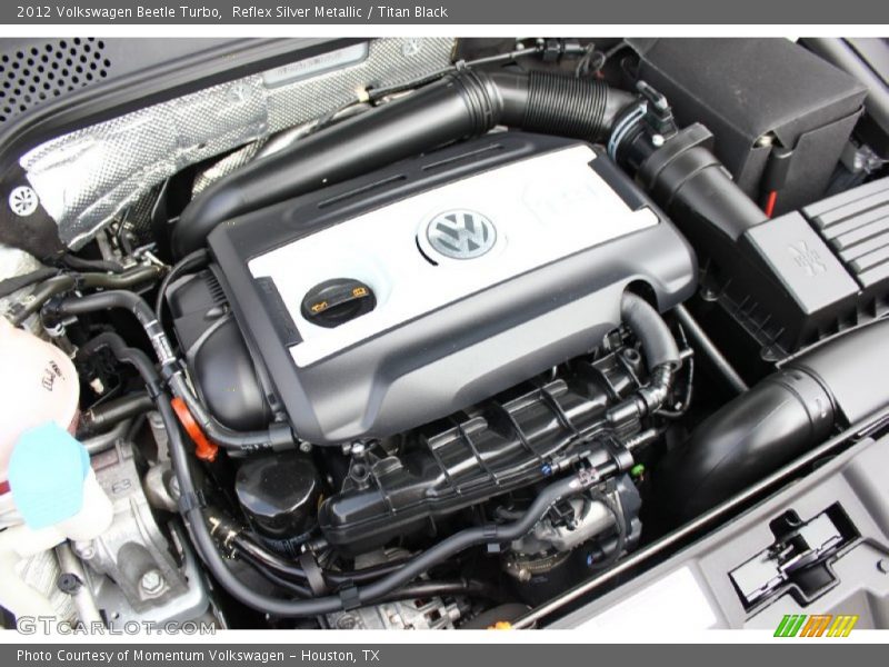 Reflex Silver Metallic / Titan Black 2012 Volkswagen Beetle Turbo