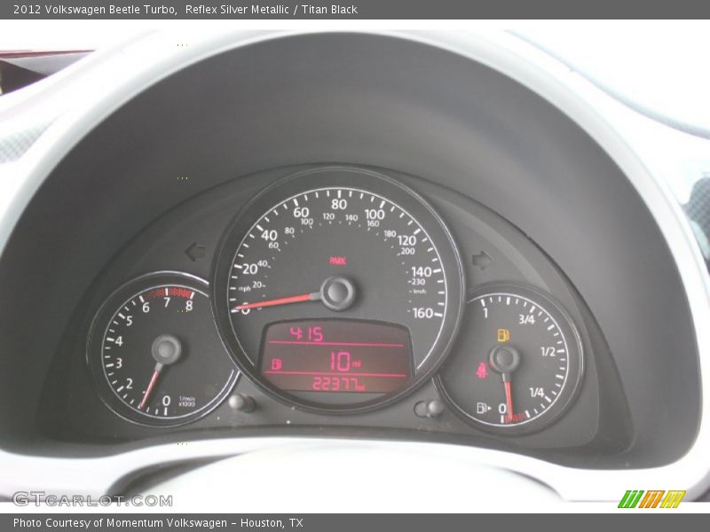 Reflex Silver Metallic / Titan Black 2012 Volkswagen Beetle Turbo