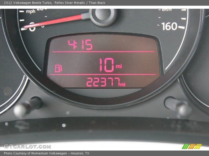 Reflex Silver Metallic / Titan Black 2012 Volkswagen Beetle Turbo