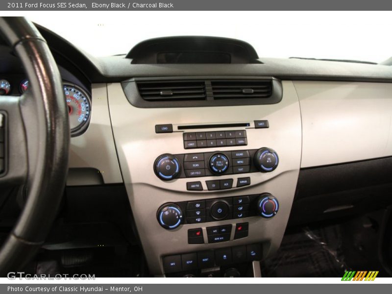 Ebony Black / Charcoal Black 2011 Ford Focus SES Sedan