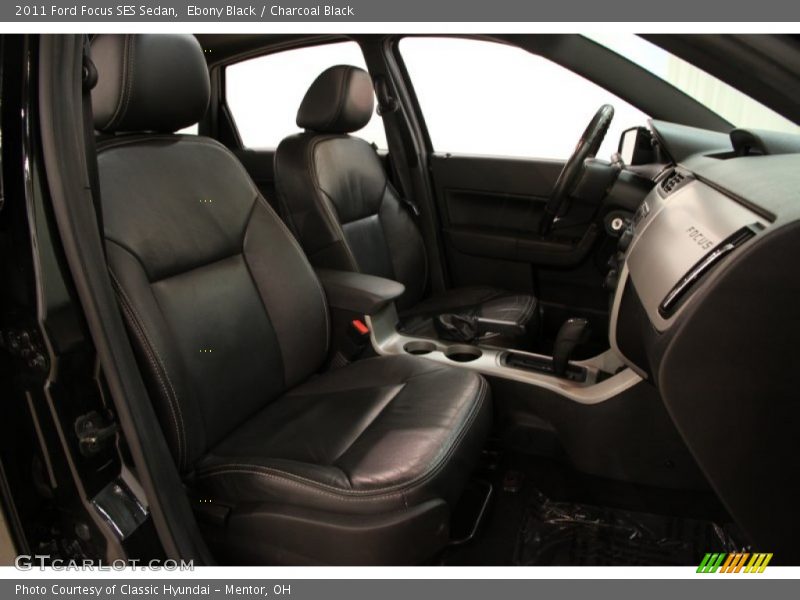 Ebony Black / Charcoal Black 2011 Ford Focus SES Sedan
