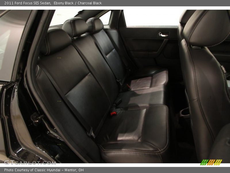 Ebony Black / Charcoal Black 2011 Ford Focus SES Sedan
