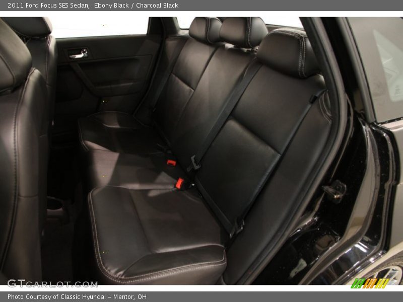 Ebony Black / Charcoal Black 2011 Ford Focus SES Sedan