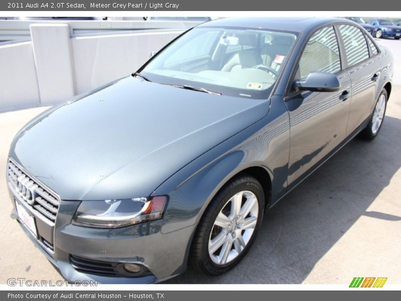 Meteor Grey Pearl / Light Gray 2011 Audi A4 2.0T Sedan