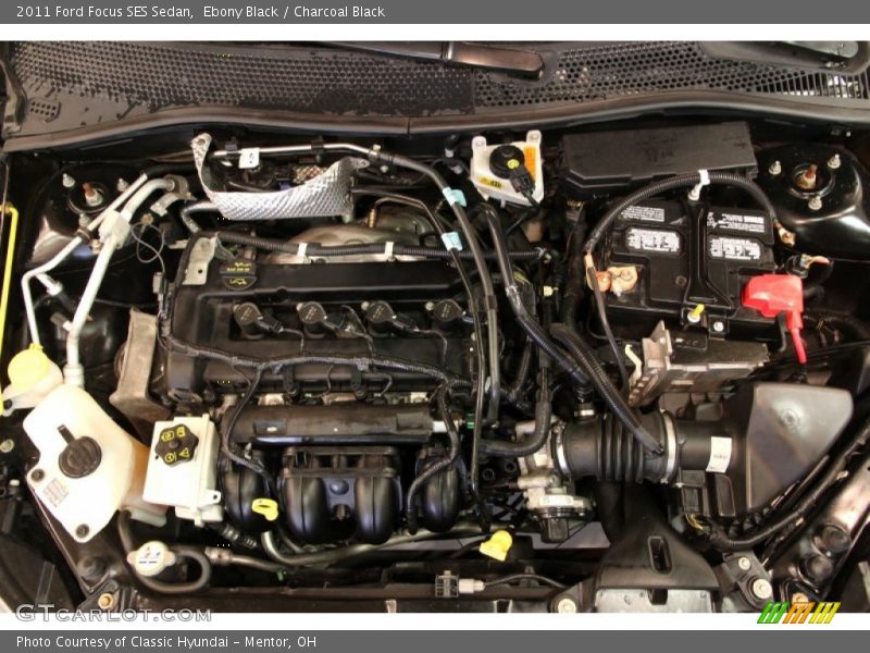 Ebony Black / Charcoal Black 2011 Ford Focus SES Sedan
