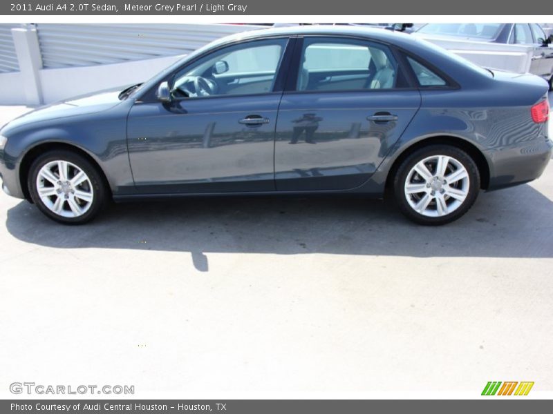 Meteor Grey Pearl / Light Gray 2011 Audi A4 2.0T Sedan