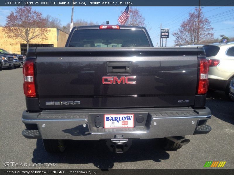 Iridium Metallic / Jet Black 2015 GMC Sierra 2500HD SLE Double Cab 4x4