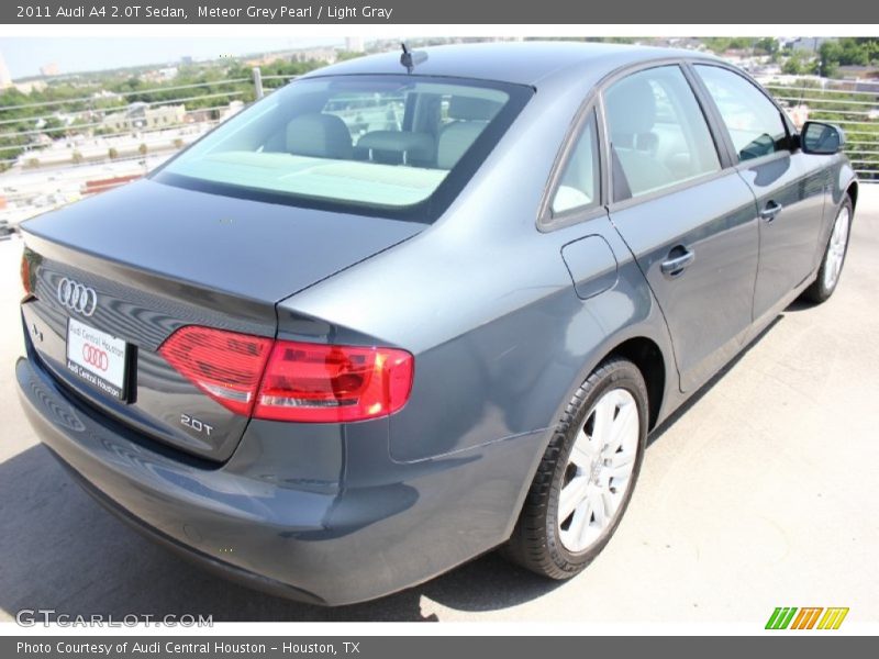 Meteor Grey Pearl / Light Gray 2011 Audi A4 2.0T Sedan