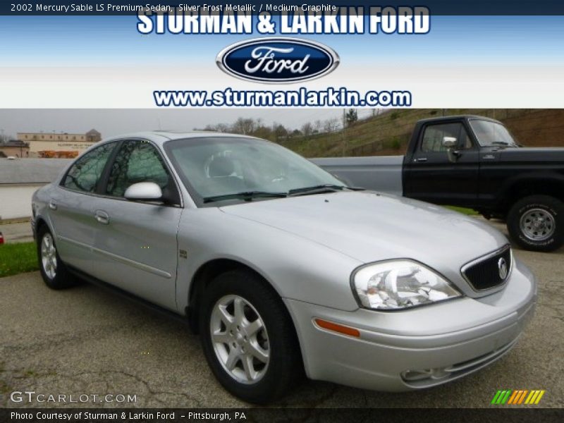 Silver Frost Metallic / Medium Graphite 2002 Mercury Sable LS Premium Sedan