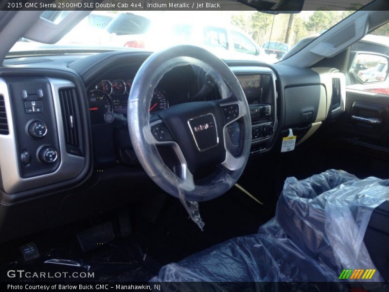 Iridium Metallic / Jet Black 2015 GMC Sierra 2500HD SLE Double Cab 4x4