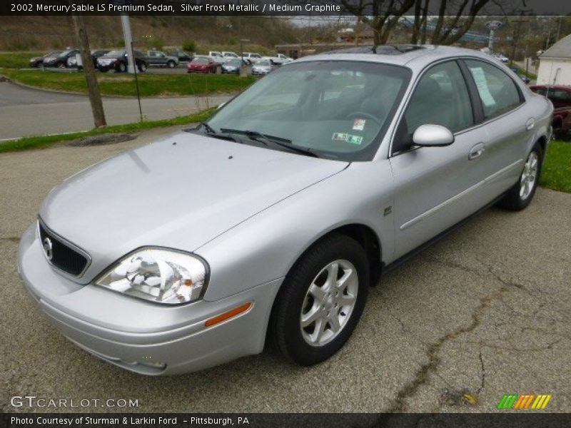 Silver Frost Metallic / Medium Graphite 2002 Mercury Sable LS Premium Sedan