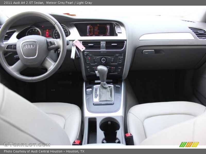 Meteor Grey Pearl / Light Gray 2011 Audi A4 2.0T Sedan