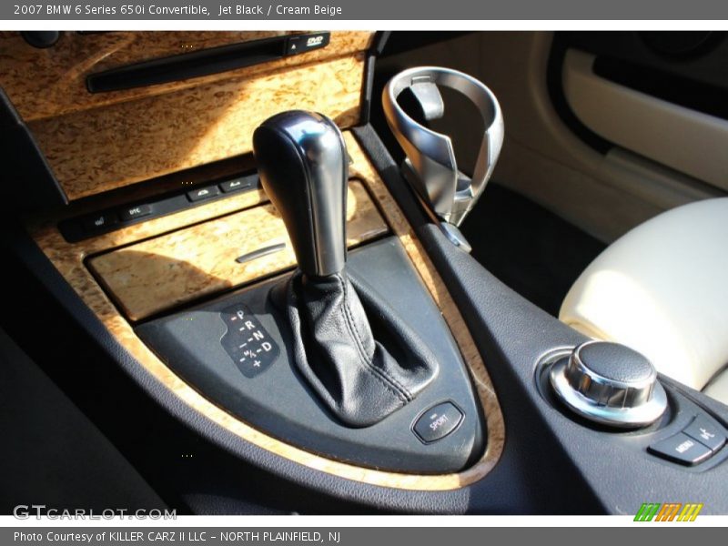 Jet Black / Cream Beige 2007 BMW 6 Series 650i Convertible