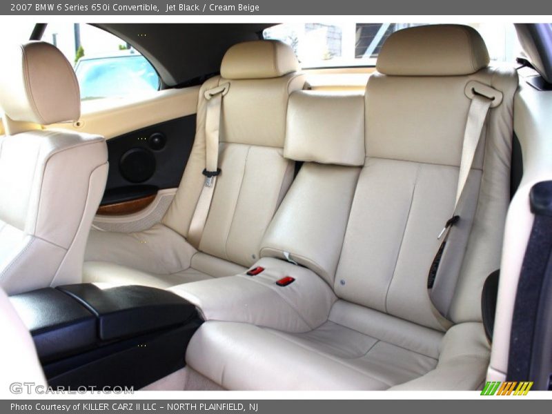 Jet Black / Cream Beige 2007 BMW 6 Series 650i Convertible