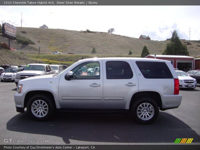 Sheer Silver Metallic / Ebony 2010 Chevrolet Tahoe Hybrid 4x4