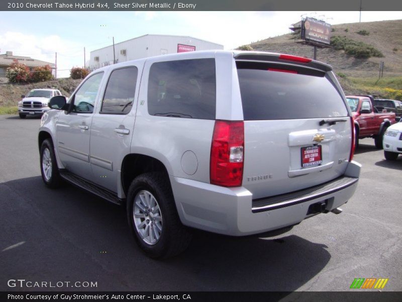 Sheer Silver Metallic / Ebony 2010 Chevrolet Tahoe Hybrid 4x4