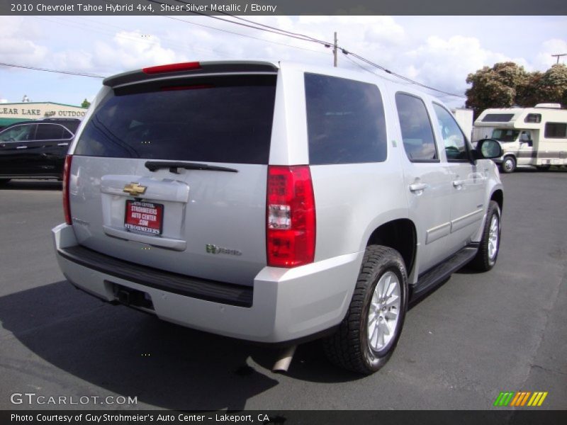 Sheer Silver Metallic / Ebony 2010 Chevrolet Tahoe Hybrid 4x4