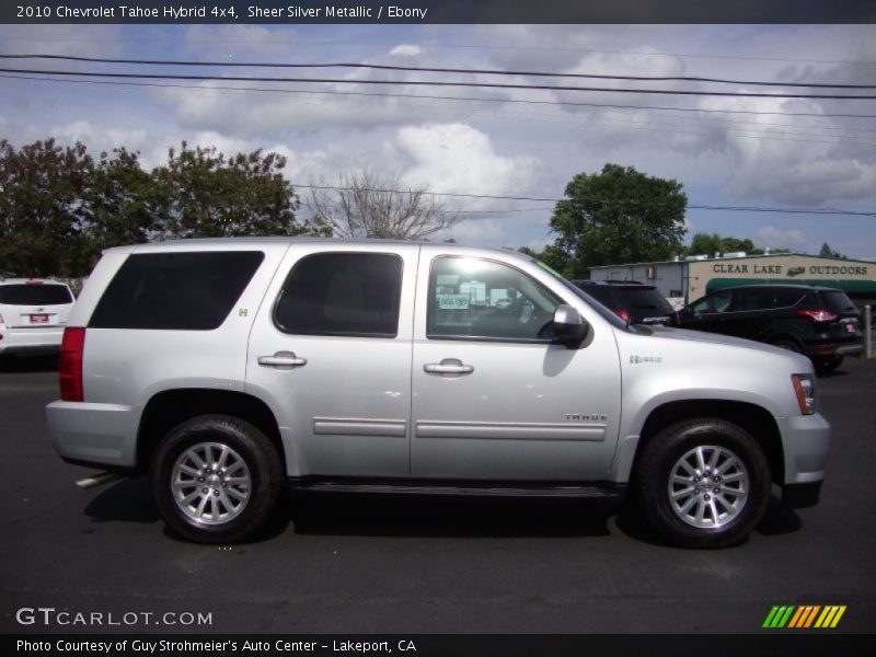 Sheer Silver Metallic / Ebony 2010 Chevrolet Tahoe Hybrid 4x4