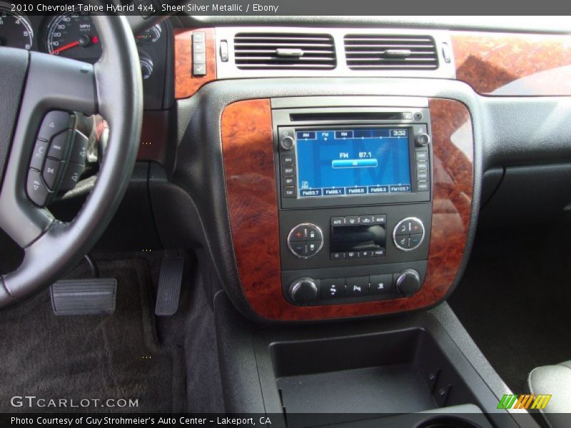 Sheer Silver Metallic / Ebony 2010 Chevrolet Tahoe Hybrid 4x4