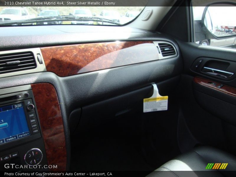 Sheer Silver Metallic / Ebony 2010 Chevrolet Tahoe Hybrid 4x4