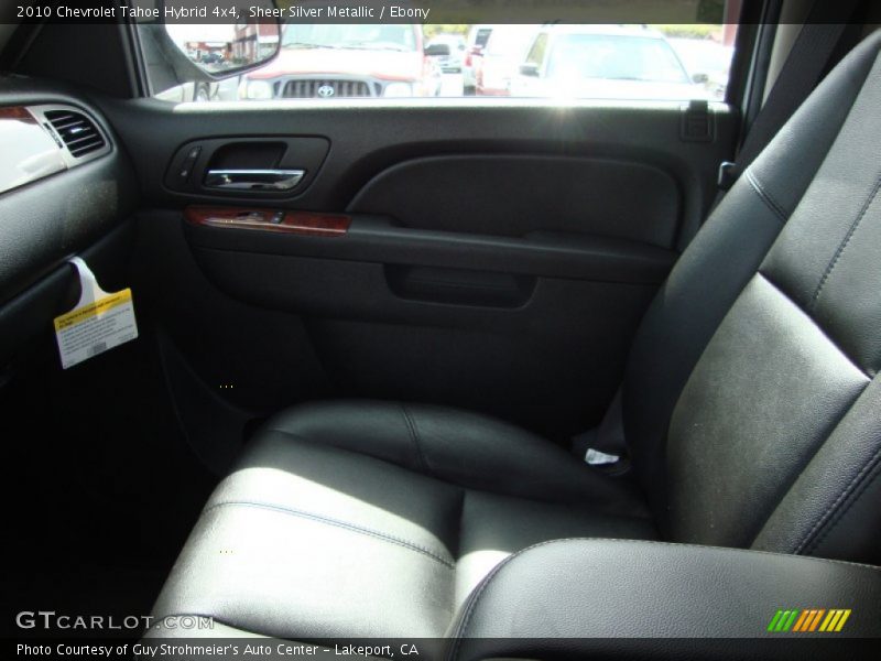 Sheer Silver Metallic / Ebony 2010 Chevrolet Tahoe Hybrid 4x4