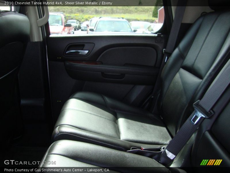 Sheer Silver Metallic / Ebony 2010 Chevrolet Tahoe Hybrid 4x4