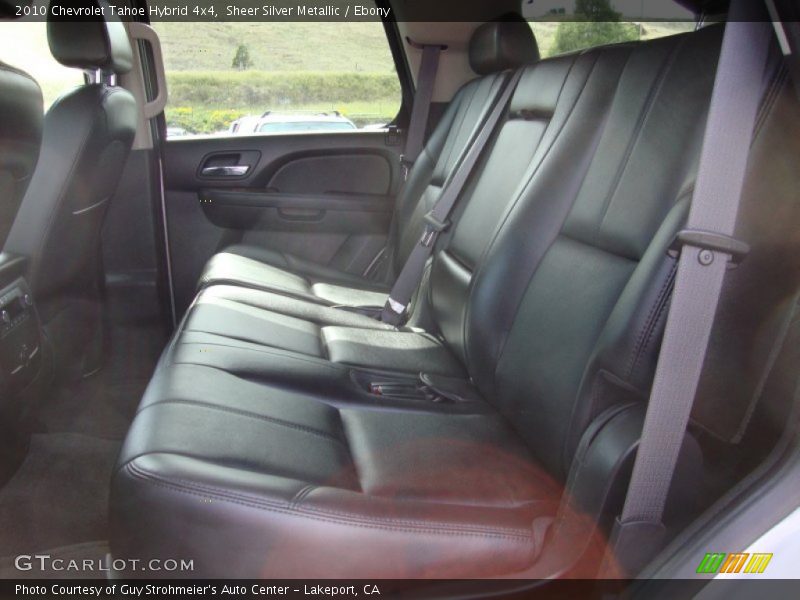 Sheer Silver Metallic / Ebony 2010 Chevrolet Tahoe Hybrid 4x4