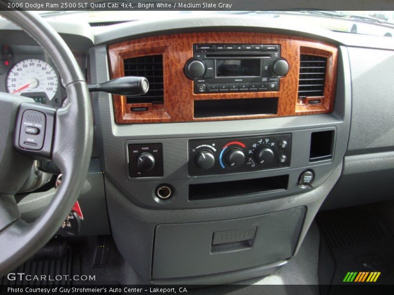 Bright White / Medium Slate Gray 2006 Dodge Ram 2500 SLT Quad Cab 4x4