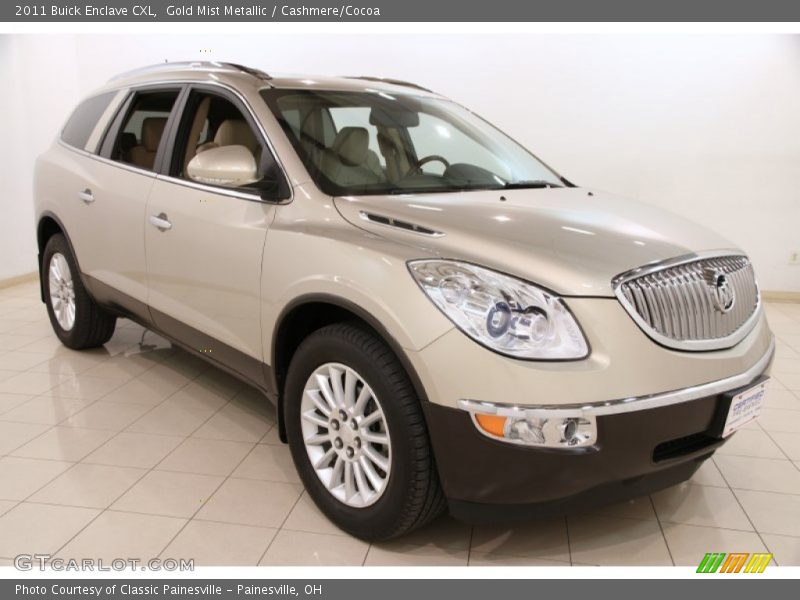 Gold Mist Metallic / Cashmere/Cocoa 2011 Buick Enclave CXL