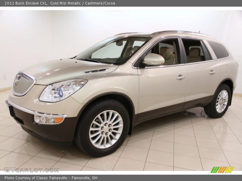 Gold Mist Metallic / Cashmere/Cocoa 2011 Buick Enclave CXL