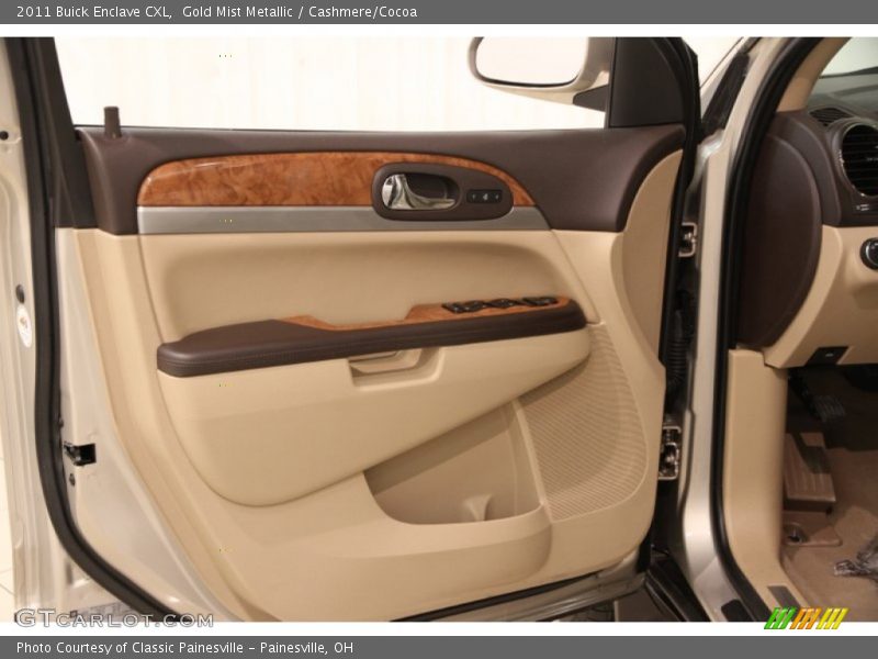 Gold Mist Metallic / Cashmere/Cocoa 2011 Buick Enclave CXL