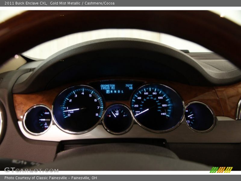 Gold Mist Metallic / Cashmere/Cocoa 2011 Buick Enclave CXL