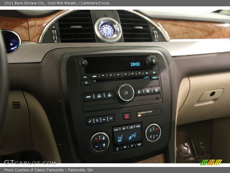 Gold Mist Metallic / Cashmere/Cocoa 2011 Buick Enclave CXL
