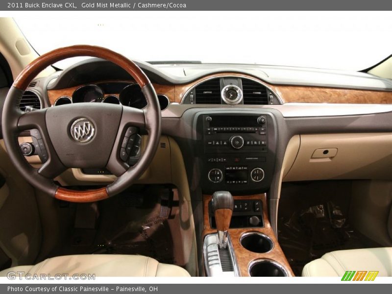 Gold Mist Metallic / Cashmere/Cocoa 2011 Buick Enclave CXL