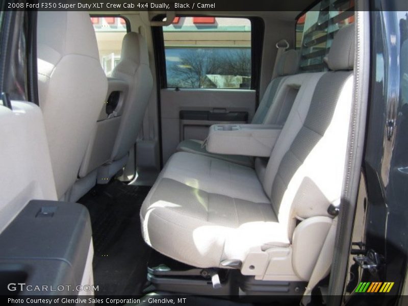 Black / Camel 2008 Ford F350 Super Duty XLT Crew Cab 4x4 Dually