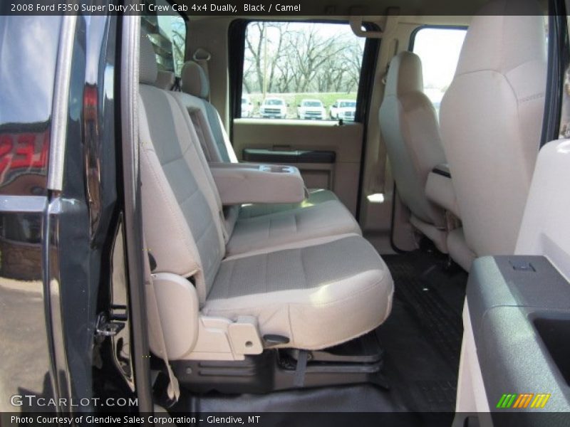 Black / Camel 2008 Ford F350 Super Duty XLT Crew Cab 4x4 Dually