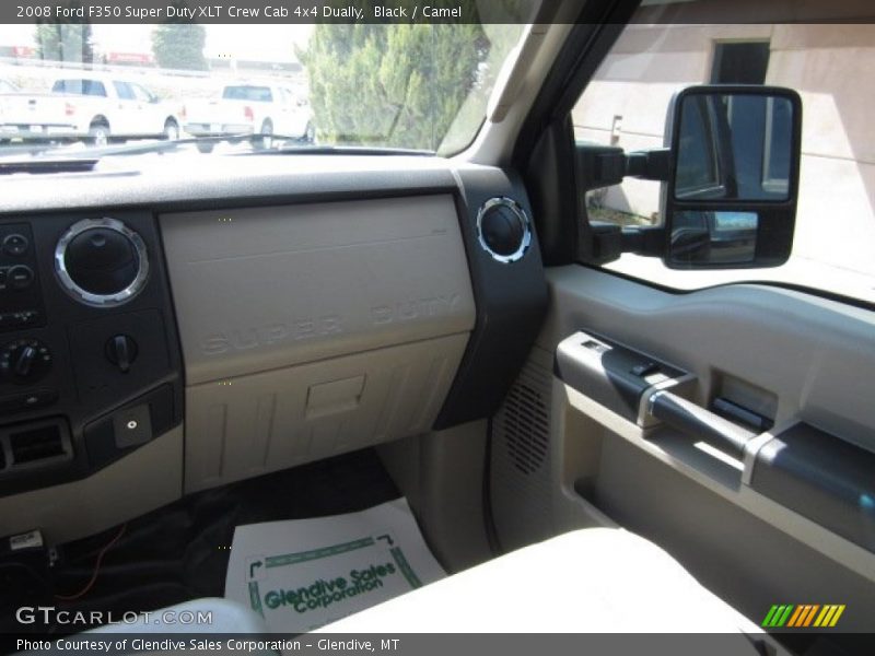 Black / Camel 2008 Ford F350 Super Duty XLT Crew Cab 4x4 Dually