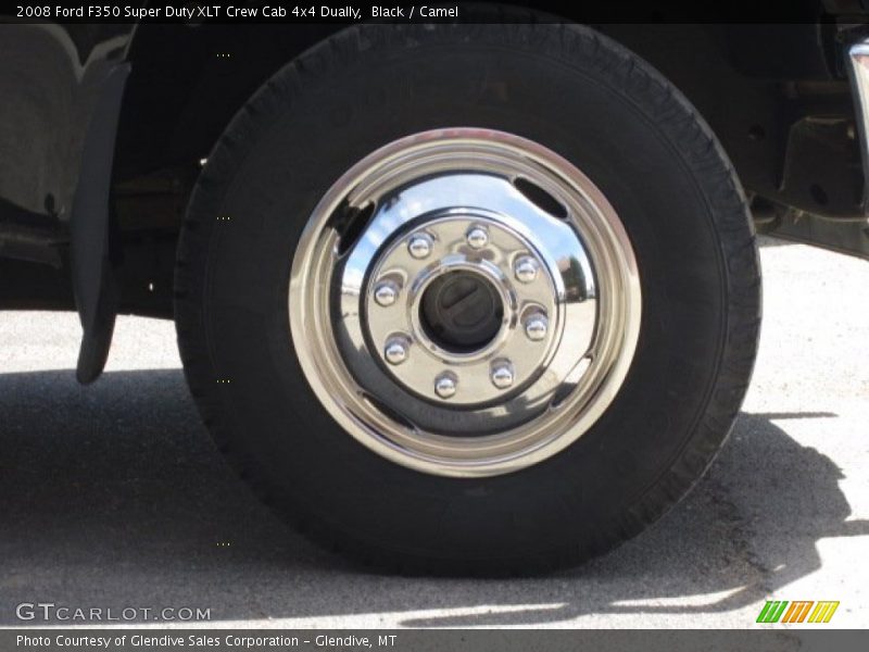 Black / Camel 2008 Ford F350 Super Duty XLT Crew Cab 4x4 Dually