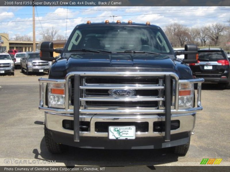 Black / Camel 2008 Ford F350 Super Duty XLT Crew Cab 4x4 Dually