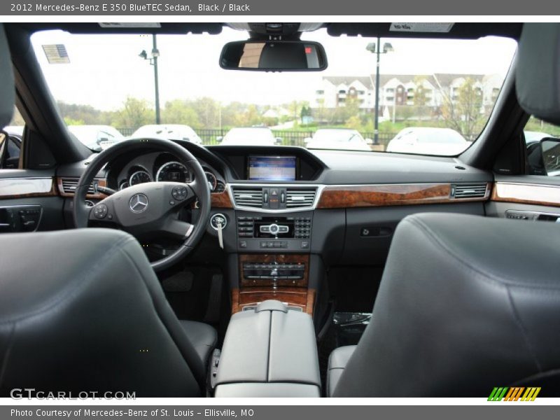 Black / Black 2012 Mercedes-Benz E 350 BlueTEC Sedan