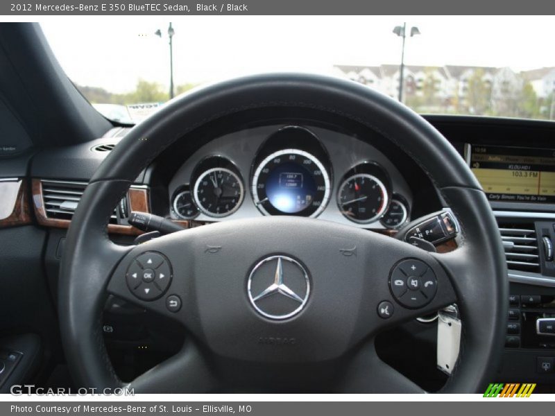 Black / Black 2012 Mercedes-Benz E 350 BlueTEC Sedan