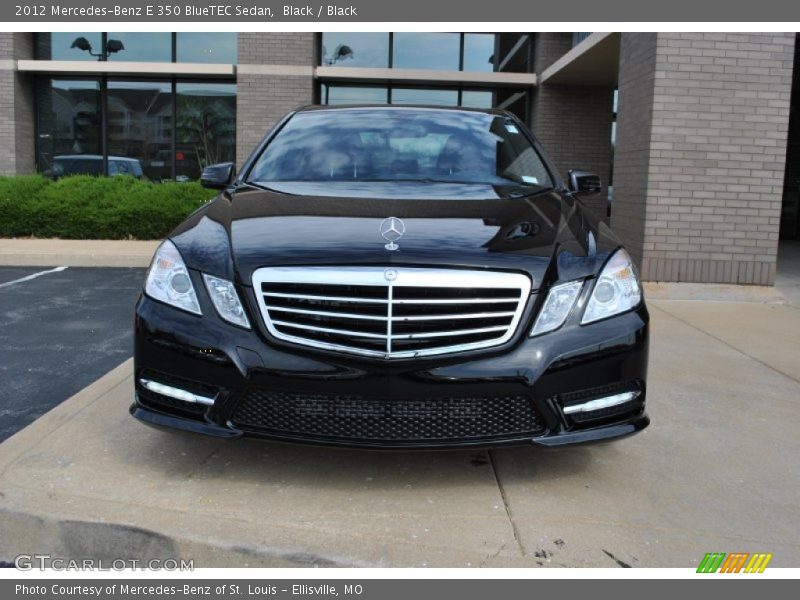 Black / Black 2012 Mercedes-Benz E 350 BlueTEC Sedan