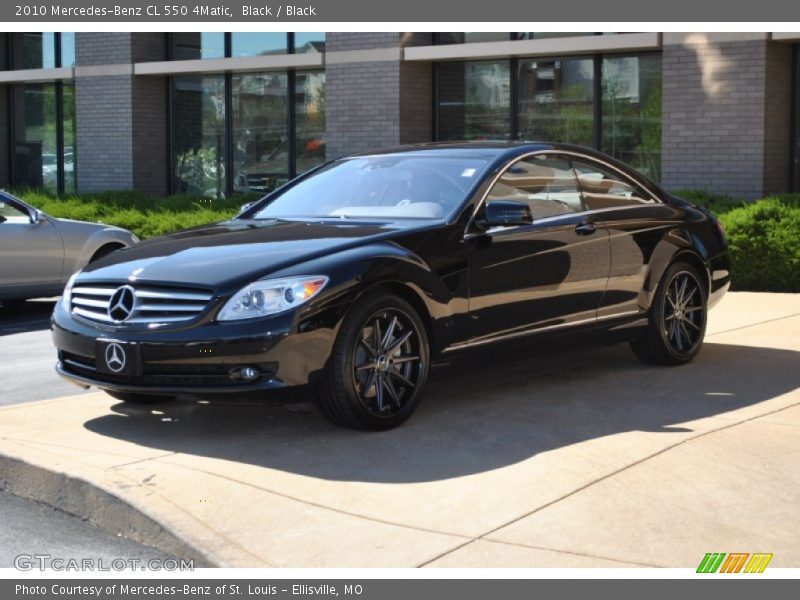 Black / Black 2010 Mercedes-Benz CL 550 4Matic